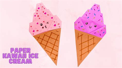 Paper Kawaii Ice Cream YouTube