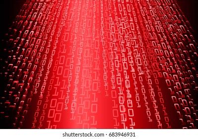 Red Binary Code Background Stock Vector (Royalty Free) 683946931 | Shutterstock