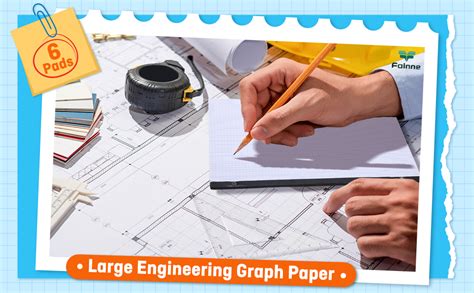 Amazon Fainne Large Engineering Graph Paper 11 X17 Landscape