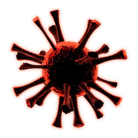 Red Virus 3d Render 13760381 Png