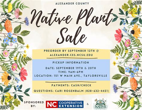 2024 Fall Native Plant Sale N C Cooperative Extension