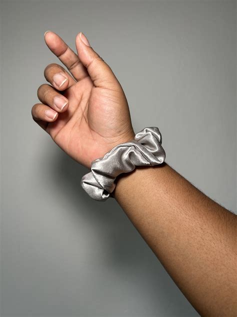 Sterling Silver Scrunchie