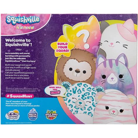 Squishville Mystery Mini Squishmallows 6 Pack Purr Fect Squad