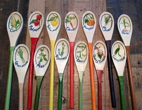 Garden markers, Diy garden projects, Garden labels