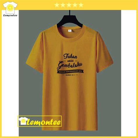 Jual Kaos Rohani Kristen Katolik Tuhan Adalah Gembalaku Kaos Distro