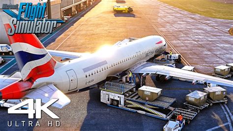 Flight Simulator British Airways A Max Realism Takeoff