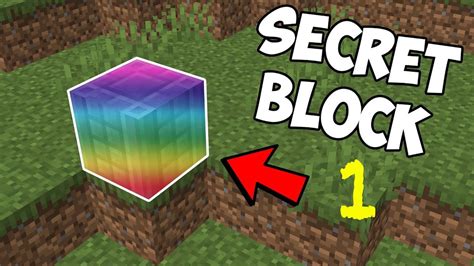 Minecraft Secret Blocks Episode Youtube