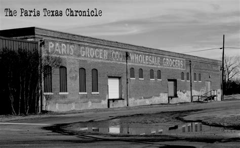 Paris Texas In Black And White | The Paris Texas Chronicle Home