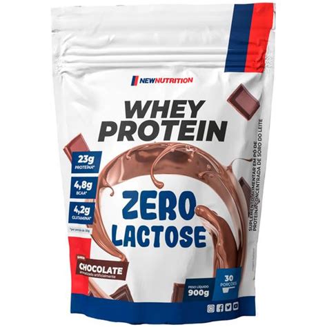 Whey Protein Zero Lactose G Chocolate Newnutrition Massa Muscular