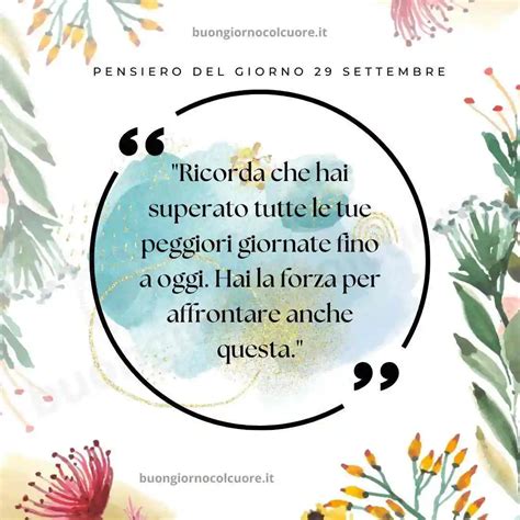 Pensiero Del Giorno Venerd Settembre Buongiornocolcuore