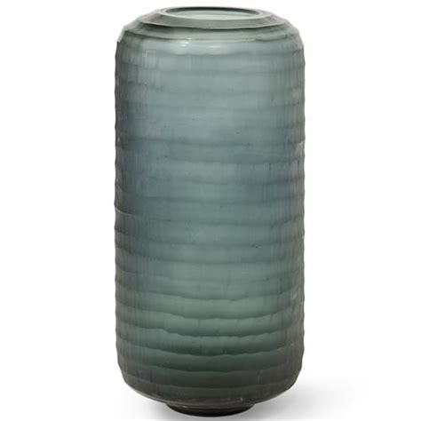 Palecek Zanzibar Modern Classic Sea Green Glass Decorative Vase Large