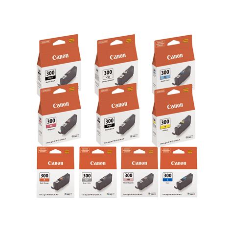 Canon PFI 300 Ink Cartridges PermaJet