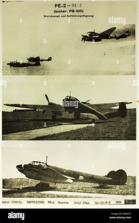 Petlyakov, Pe-2 Stock Photo - Alamy