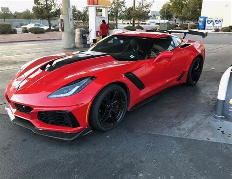 Chevrolet Corvette C Zr Painted In Torch Red Photo Taken By Cloud