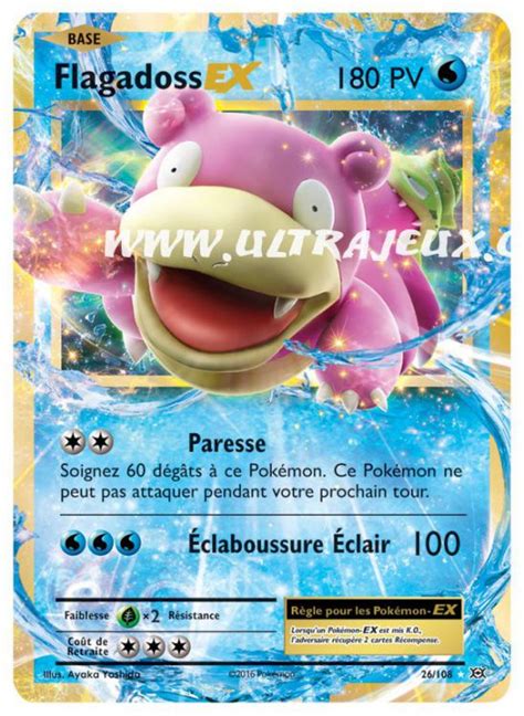 Flagadoss Ex 26 108 Carte Pokémon Cartes à l Unité Français Ultr