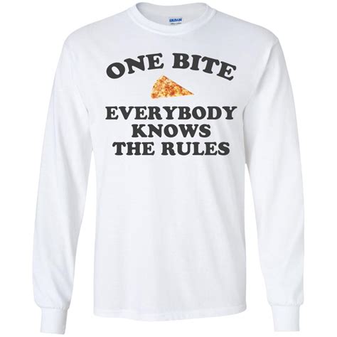 One Bite Everybody Knows The Rules Hoodie