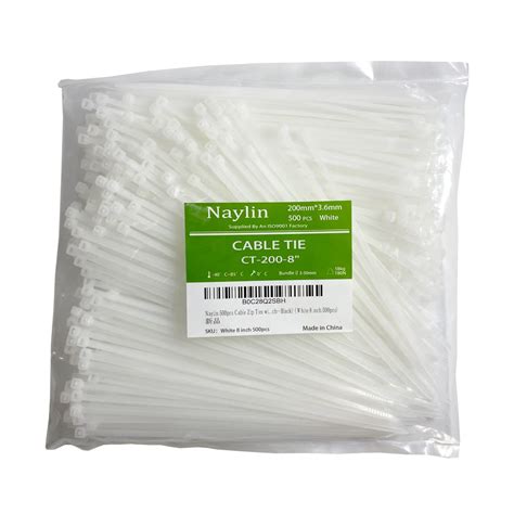 Amazon White Inch Pcs Cable Zip Ties Heavy Duty Premium