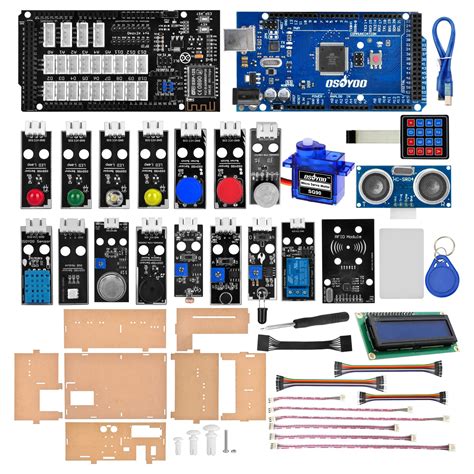 Osoyoo Smart Home Iot Learning Kit For Arduino Wooden House Model Diy