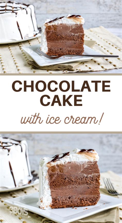 Quick & Easy Chocolate Ice Cream Cake Recipe