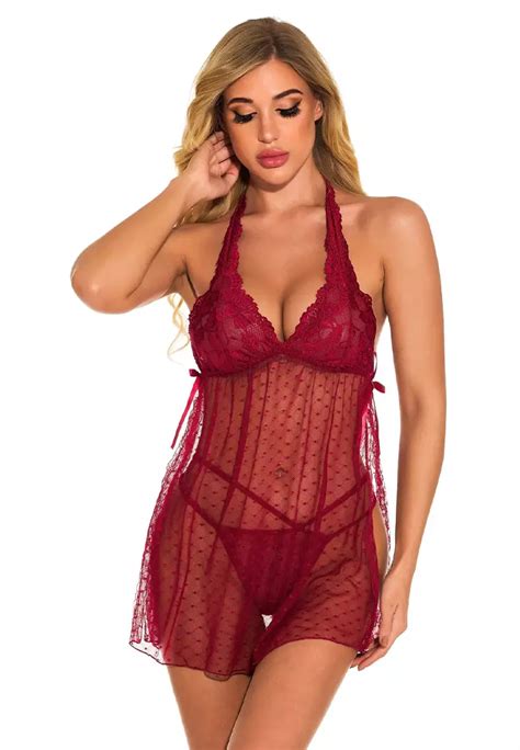 Buy Zitique Womens One Piece Pajamas Red Online Zalora Malaysia