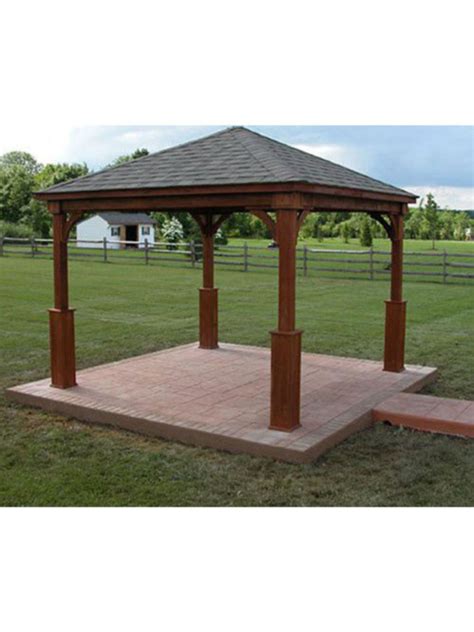 12 x 12 Traditional Wood Pavilion by Affinity Furniture Outdoor ...