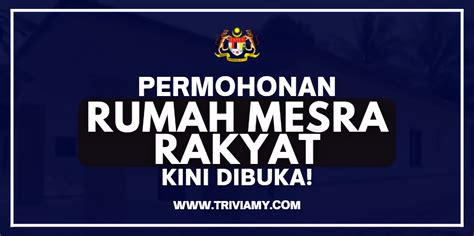 TERKINI Permohonan Rumah Mesra Rakyat PMR 2022 Kini Telah Dibuka