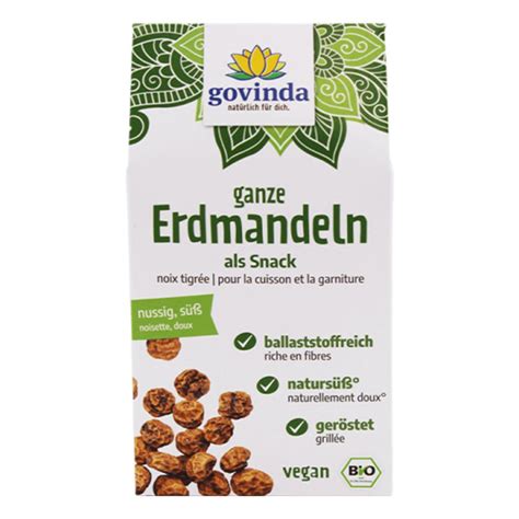 Govinda Ganze Erdmandeln 250 G Redcare Apotheke