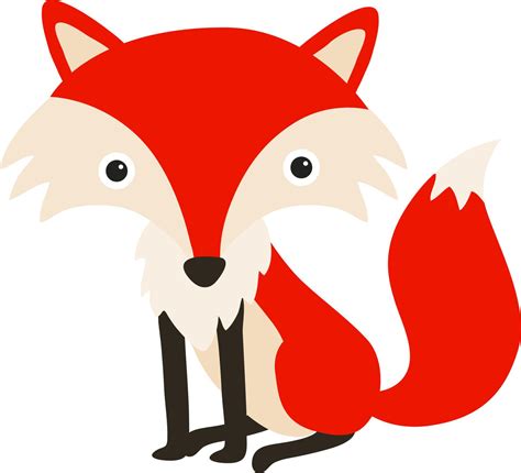 Red fox, illustration, vector on white background. 13851381 Vector Art at Vecteezy