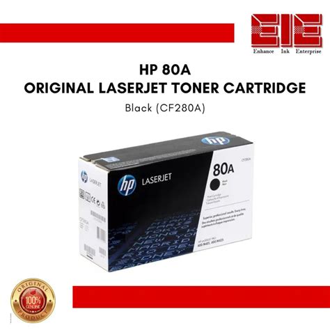 Hp 80a Black Original Laserjet Toner Cartridge Cf280a Lazada Ph