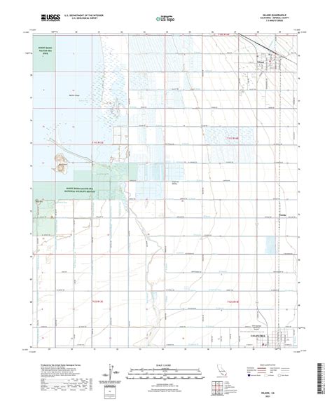 Niland California US Topo Map – MyTopo Map Store