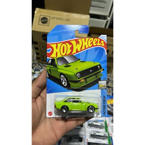 Hot Wheels Ford Escort Rs Green Kermit Shopee Malaysia