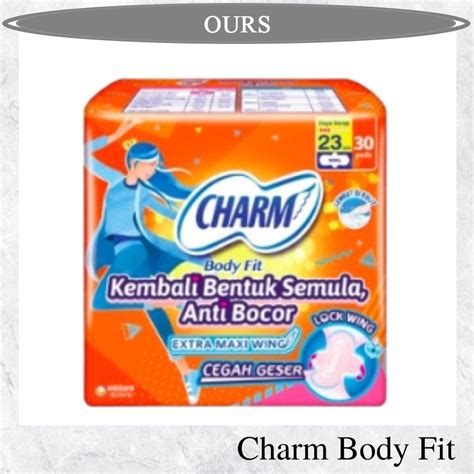 Jual Charm Body Fit Extra Maxi Cm Wing Isi Pembalut Wanita