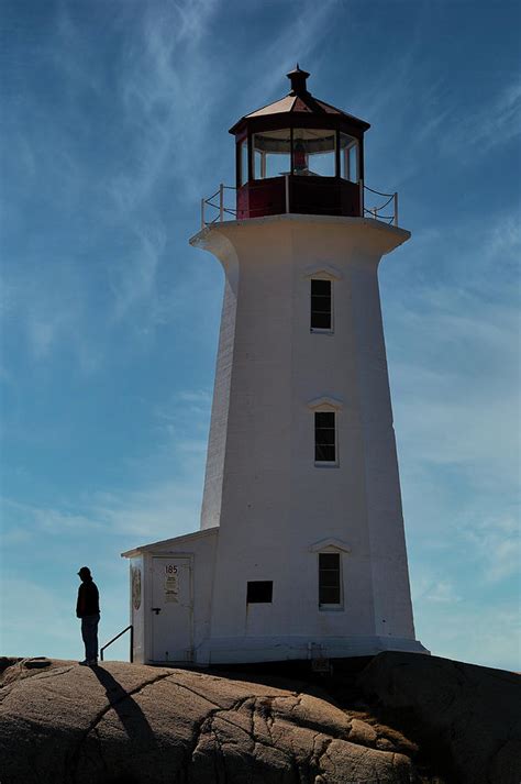 Peggys Cove Lighthouse Photograph by Richard Macquade