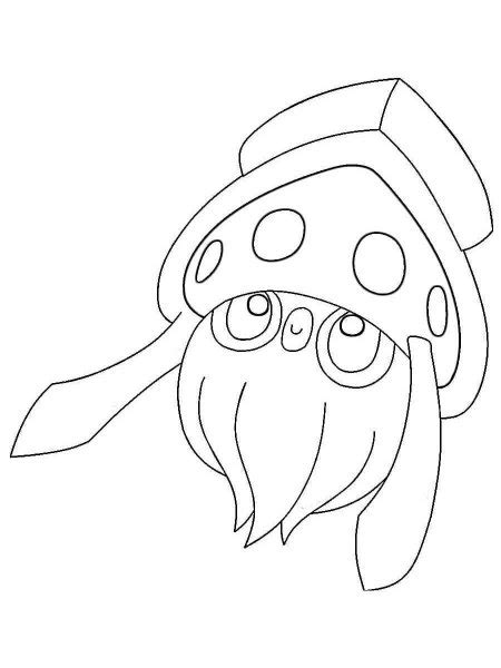 Inkay Pokemon Coloring Pages Free Printable