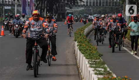 FOTO Mobilitas Warga Jakarta Saat Akhir Pekan Foto Liputan6