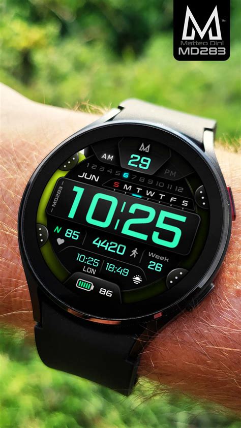 Md283 Digital Watch Face Matteo Dini Md Wear Os Tizen