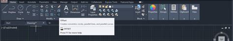 Offset In Autocad Professional Drawing Work For Beginner S