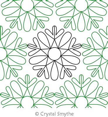 Scandi Snowflake Panto Crystal Smythe Digitized Quilting Designs