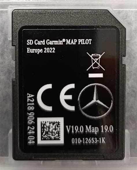 SD Kaart Navigatie GPS Europa 2022 Compatibel Met Mercedes Garmin Map