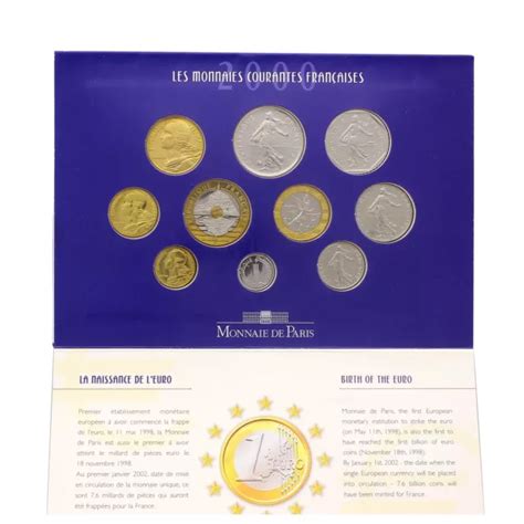 France Coffret Bu S Rie Des Monnaies Courantes Fran Aises