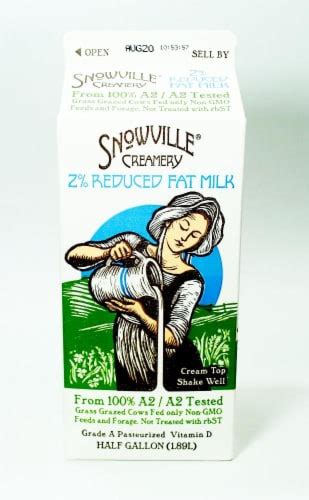 Snowville Creamery 2 Reduced Fat Milk 1 2 Gal Pick N Save