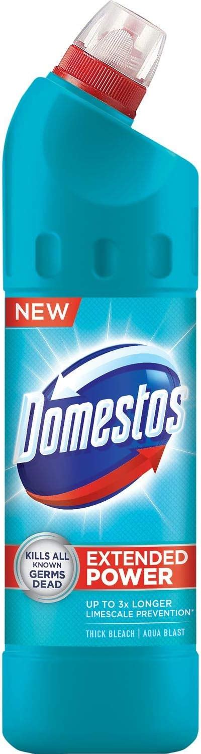 Domestos Aqua Blast Thick Bleach 750 Ml Uk Grocery