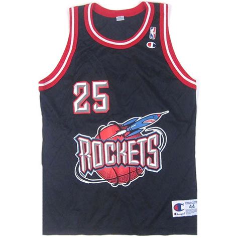 Vintage Robert Horry Houston Rockets Champion Jersey NBA Basketball ...