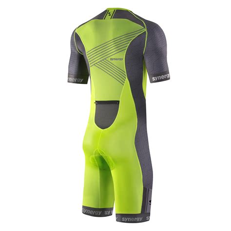 Snapklik Synergy Triathlon Tri Suit Mens Elite Short Sleeve