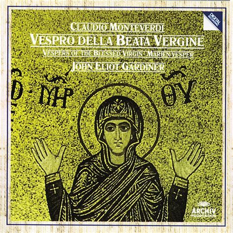 Claudio Monteverdi Vespro Della Beata Virgine Amazon Music