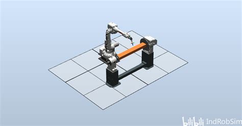 Robotstudio软件：机器人变位机创建与仿真运行 哔哩哔哩