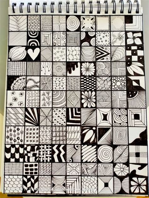 Easy Zentangle Patterns For Zen Doodle Art