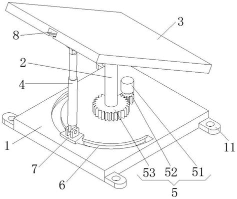 光伏发电用太阳能发电板的角度调节机构的制作方法