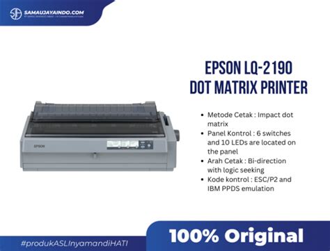 Epson Lq Dot Matrix Printer