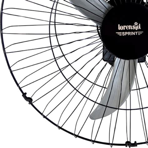 Ventilador Tuf O Sprint M Cm Preto Para Parede Bivolt Loren Sid